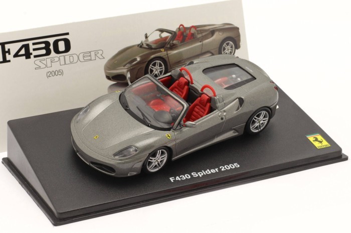 Ferrari โมเดลโลหะผสม Ferrari F430 Spider 1/43 2005 Alaya IXO
