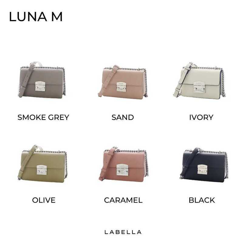 Labella : รุ่น Luna M ไซต์ใหญ่ (กระเป๋าสะพายสายโซ่ ไซต์ (8 สี)