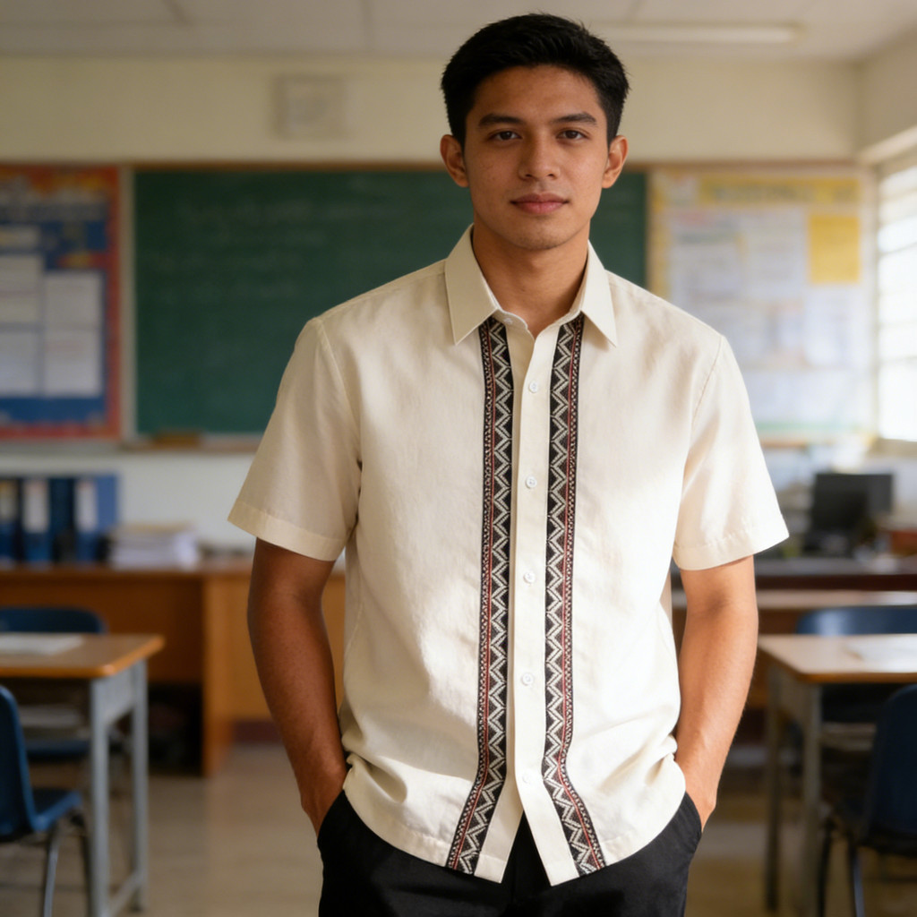 Monday Teacher DepEd Uniform Shirt2026 Non-Fading Print Polo Barong Office Uniform