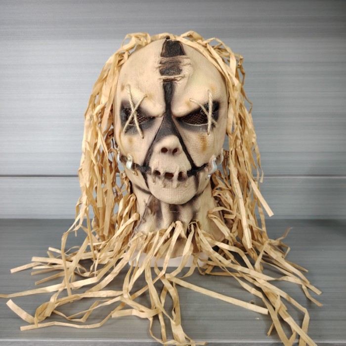 Halloween Burlap Bag Scarecrow Mask Haunted House Secret Room Script Kill Bar NPC Party Costume Lat