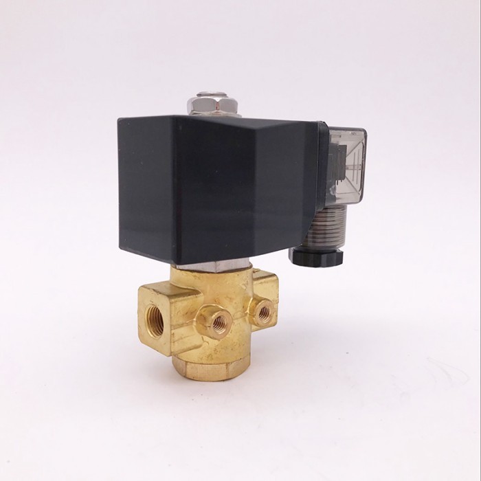 GPG 50bar 90bar 2 way Brass water high pressure solenoid valve normally open 1/4" 380V 220V PG-01K