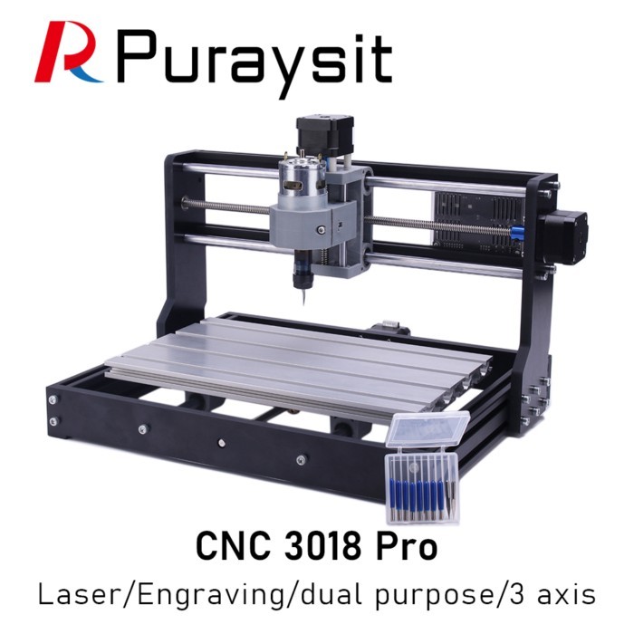CNC 3018 PRO Laser Engraver Wood CNC Router Machine GRBL ER11 Hobby DIY Engraving Machine for Wood