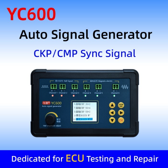 New! YC600 Auto CKP CMP Signal Generator Special Used for Automobiles Motorcycles Trucks Excavators