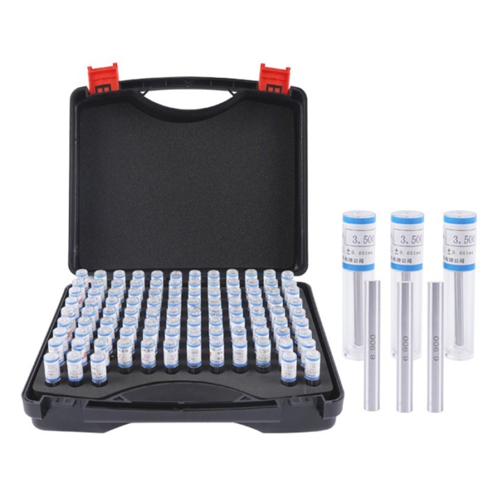 5.00-10.00mm Step 0.05mm Steel Pin Gauge Pin Measure Gauge Pin Measuring Tool 101pcs/box
