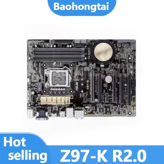 100% test Asus Z97-K R2.0 original motherboard slot LGA 1150 DDR3 Z97 SATA3 USB3.0 desktop mothe100
