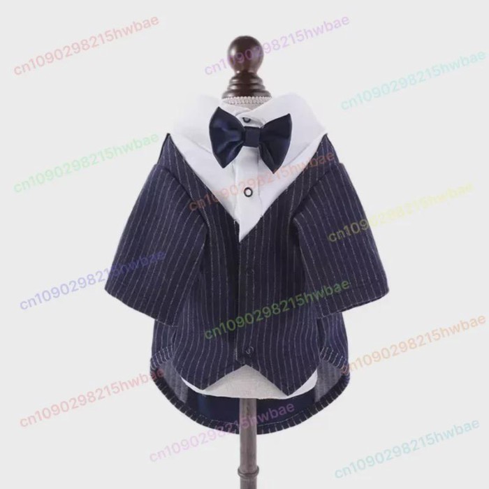 High-End Cat Clothes Dog Suit Dress Dog Gentleman Wedding Suit Pet Teddy Wedding Dress