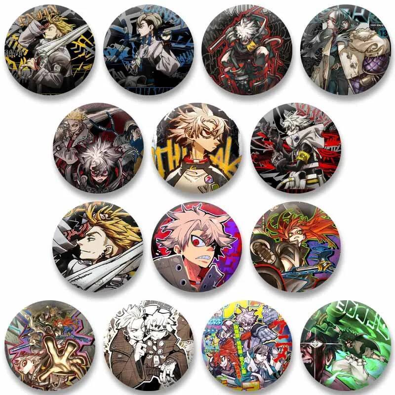 การ์ตูน Gachiakuta เข็มกลัด Custom Cool Manga รูป Rudo Enjin Riyo เคลือบ Pin เสื้อผ้ากระเป๋าเป้สะพาย