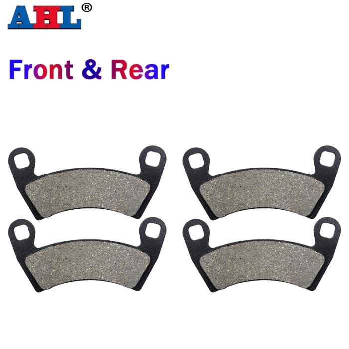 ATV Front & Rear Brake Pads for POLARIS Ranger 1000 Diesel Inc Crew MIL RZR2 XP MV1000 TD R01 R04 R