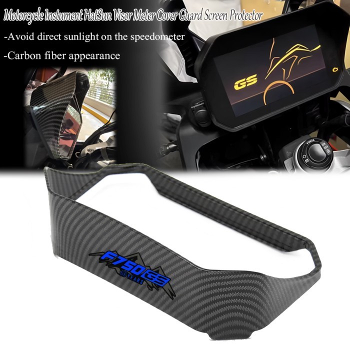 For BMW F750GS F850GS F900GS ADVENTURE F 750 850 900 GS Motorcycle Carbon Look Instrument Hat Sun V