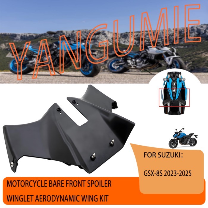 For SUZUKI GSX8S 2023-2025 GSX-8S Motorcycle Sport Alerones Downforce Naked Forntal Spoiler Aerodyn