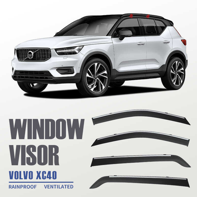 เหมาะสําหรับ VOLVO XC40 กันฝน Rainshield กระจกมองหลัง Rain Eyebrow VOLVO XC40 ที่บังแดดหน้าต่าง