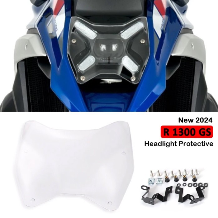 For BMW R1300GS R 1300 GS R1300 GS GS1300 1300GS 2024 Motorcycle PC Material Headlight Protector Li