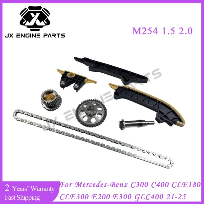 M254 Engine Rebuild Timing Chain Kit For Mercedes-Benz 1.5 2.0 C300 C400 CLE180 CLE200 CLE300 E200
