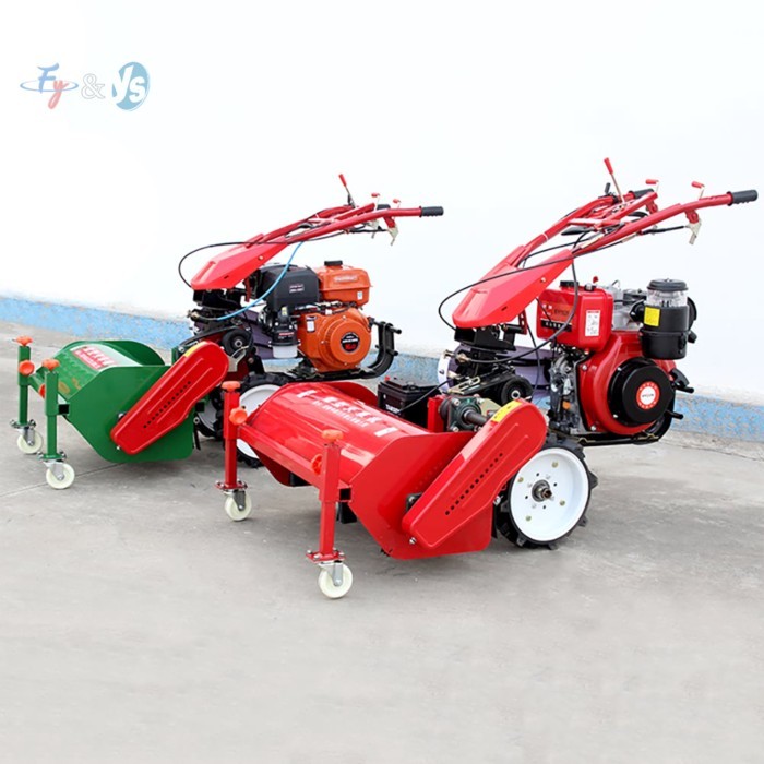 Large Orchard Lawn Mower, Gas Powered Push Garden Weeder,Grass Cutter,Mowing Machine Open Wasteland