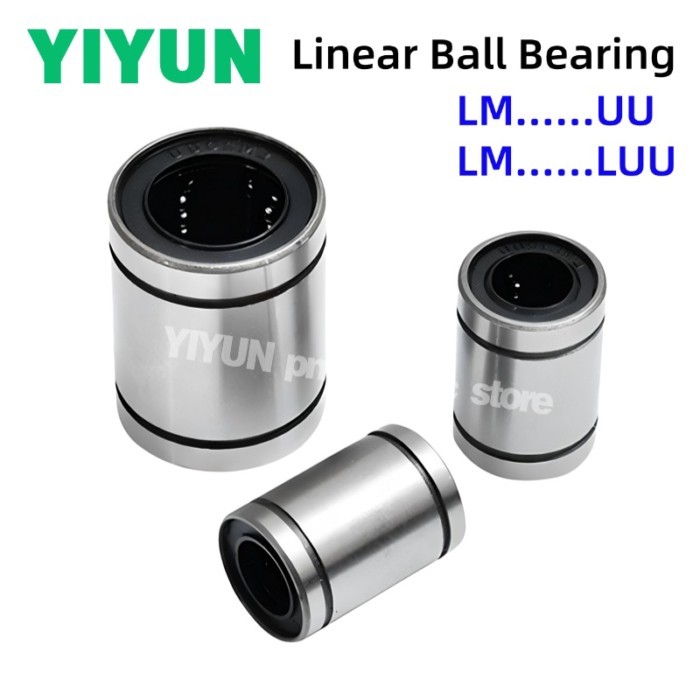 2-10pcs LM Series Linear Motion Ball Bearing LM3UU LM6UU LM8UU LM10UU LM12UU LM16UU LM20UU LM25UU L