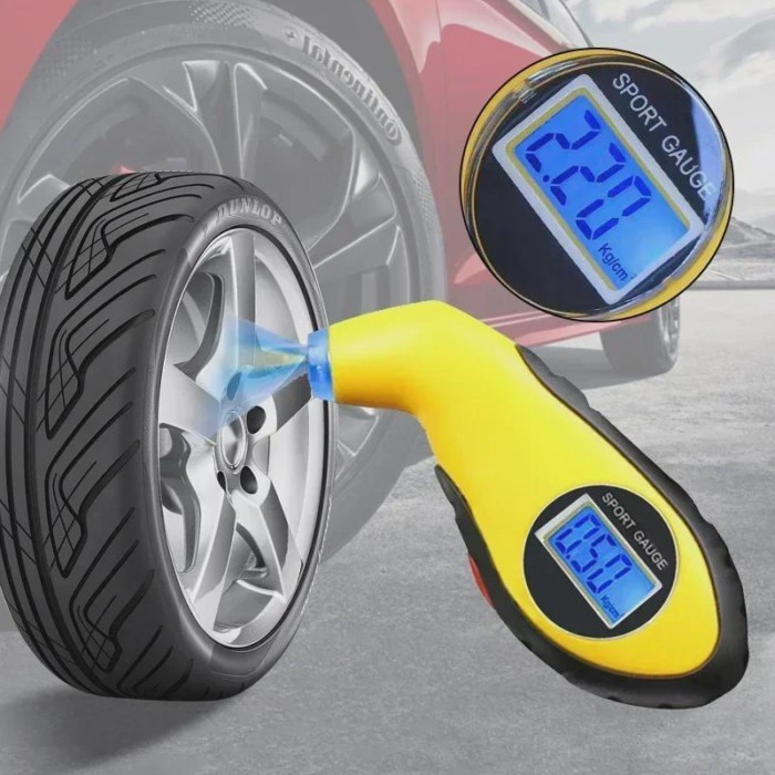 Electronic Digital Display Tire Pressure Monitoring Meter High Precision Tire Pressure Monitor For