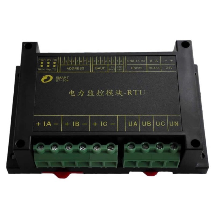 Electric power multi-function module three phase AC watt hour meter grid collection electronic elec