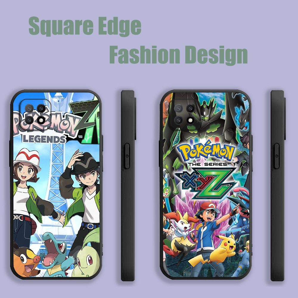 เคสสําหรับ iPhone 15 16e 16 17 AIR Pro Max Plus pokemon Pokémon ZA SAMPLE Legends BOJ13 เคสโทรศัพท์ข