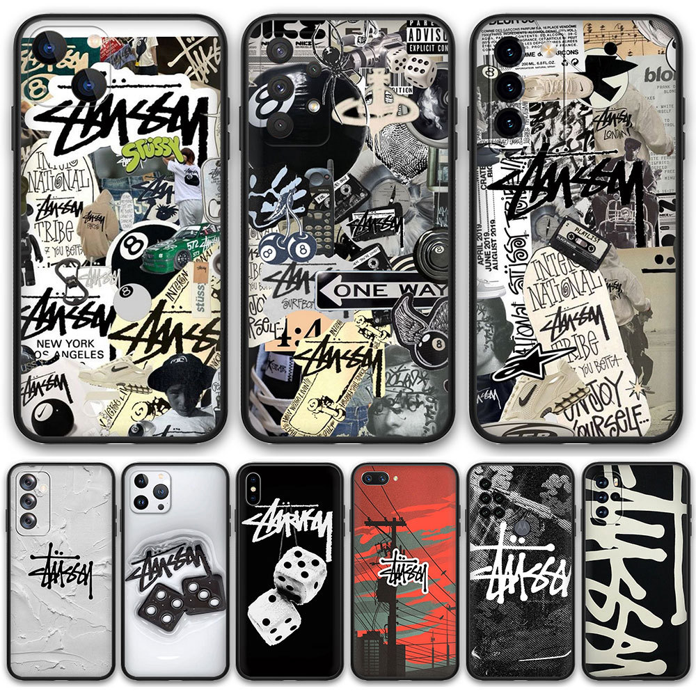 OPPO A77 A77S A57 5G A74 A76 A78 A58 5G A91 F15 664L Stussy TPU ซิลิคอนฝาครอบโทรศัพท์