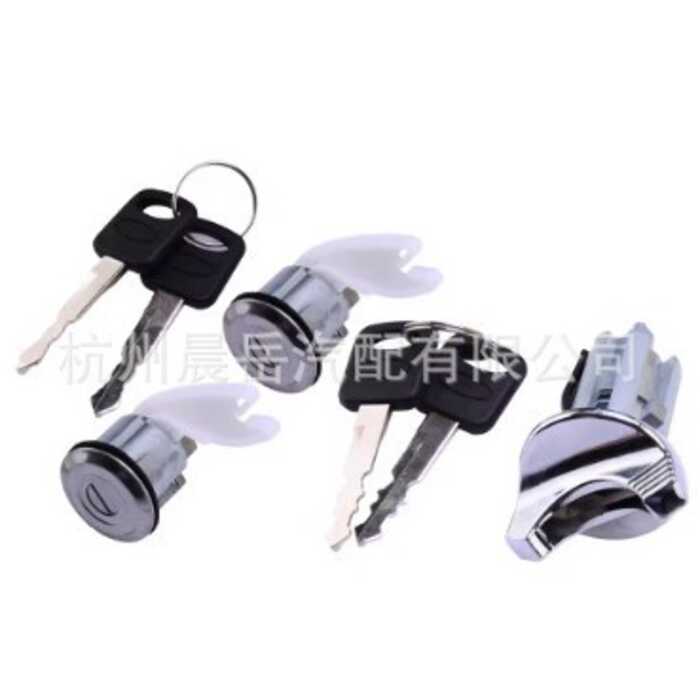 เหมาะสําหรับ Ford F150 250 สวิตช์จุดระเบิด + ชุดล็อคประตู F2UZ1522050F3TZ7822050บี