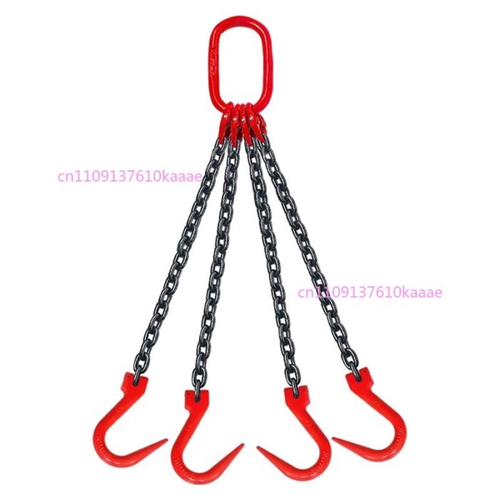 G80 Wide Opening Hook Rigging Iron Chain Lifting Rod Mold Loading Tool