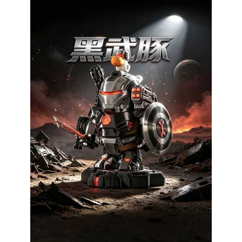 C Magnetic 3D Printed Dark Toy Figure