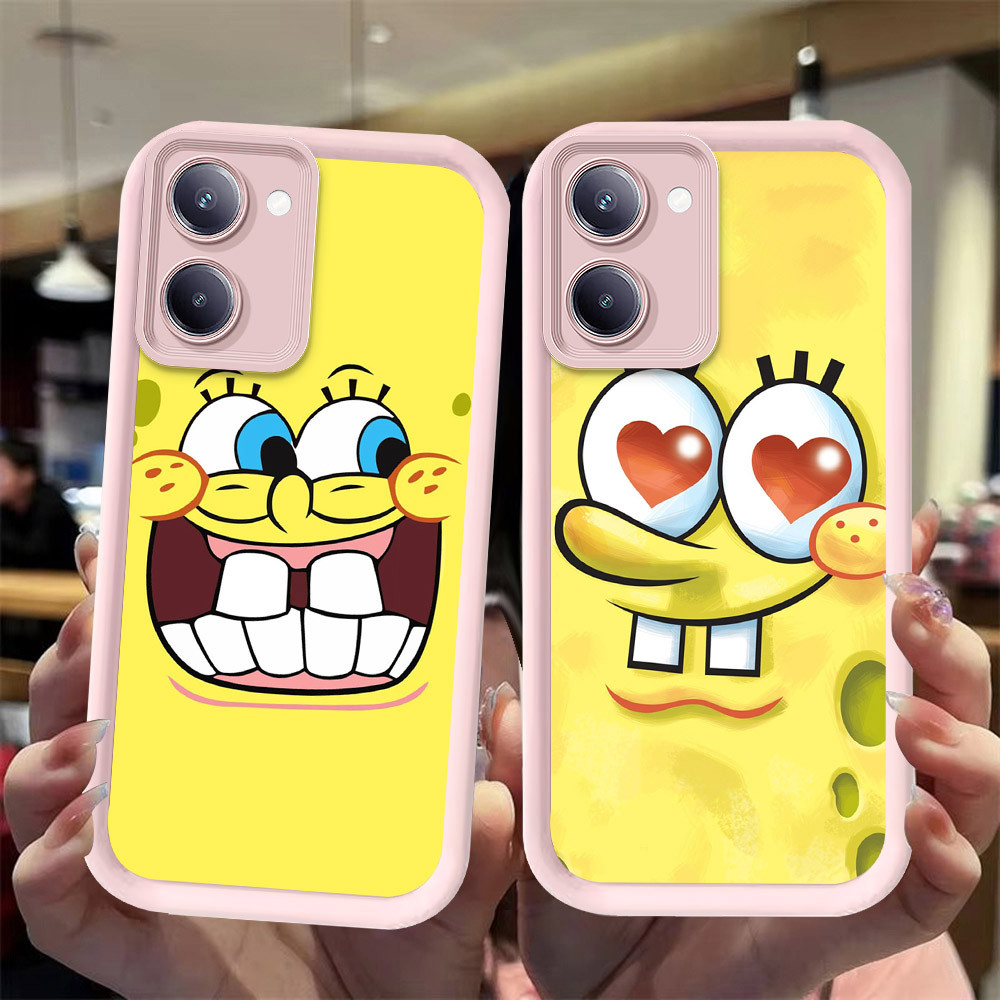 J-2 Spongebob ดำขาวชมพูเคสโทรศัพท์หรับ VIVO Y28S Y36 Y27S Y27 5G