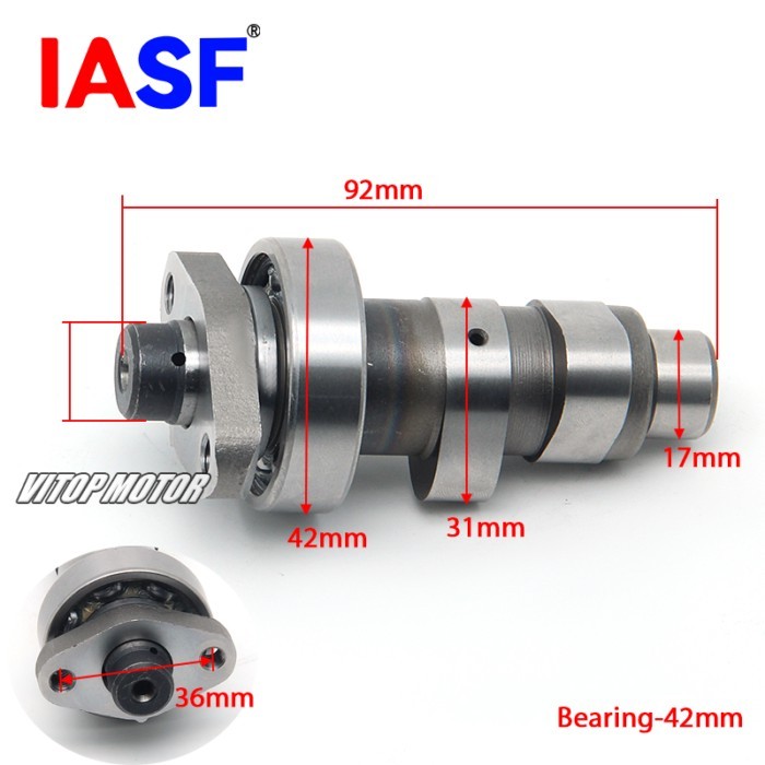 Motorcycle Camshaft Rocker Arm Set for Haojue HJ150-9 HJ150-9A HJ150-9C Cam