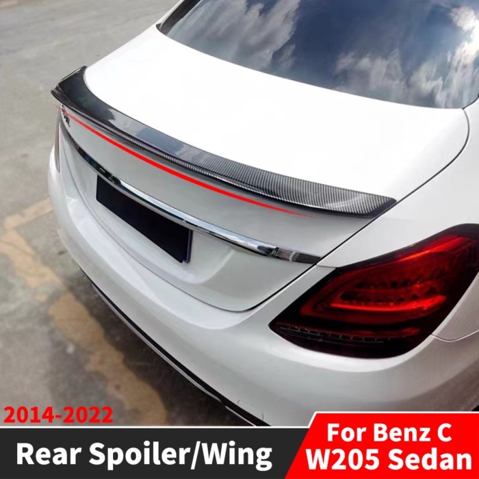 Boot Lip Rear Trunk Spoiler Wing Tuning Accessories For Mercedes Benz C W205 Sedan and C63 C43 4Doo