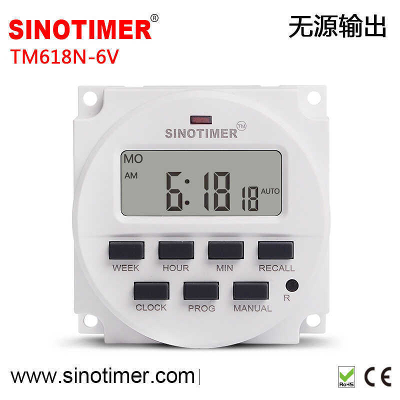 TM618N-6V Microcomputer Time Control Switch สวิตช์อัจฉริยะ Timer Power Timer Switch Switch 6v