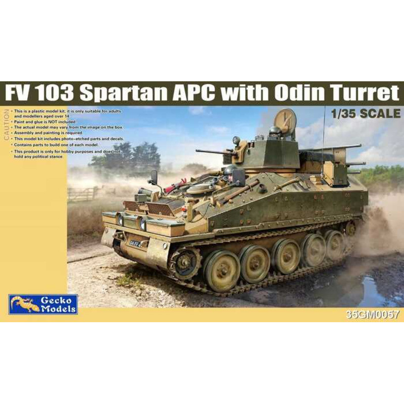 Gecko Models 35GM0057 FV103 Spartan APC with Odin Turret 1/35 Static model kit