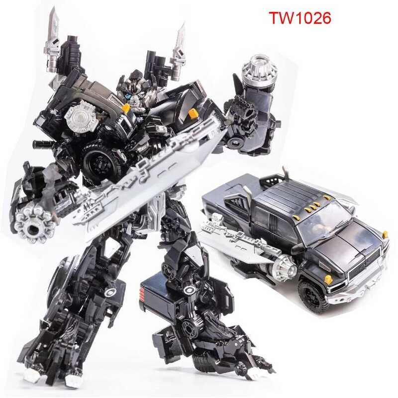 ลงรูป Shockwave Tw1028 Sentinel Prime Tw1024 โมเดล Ironhide DT Tw1026 หุ่นยนต์ Bumblebe Tw1025
