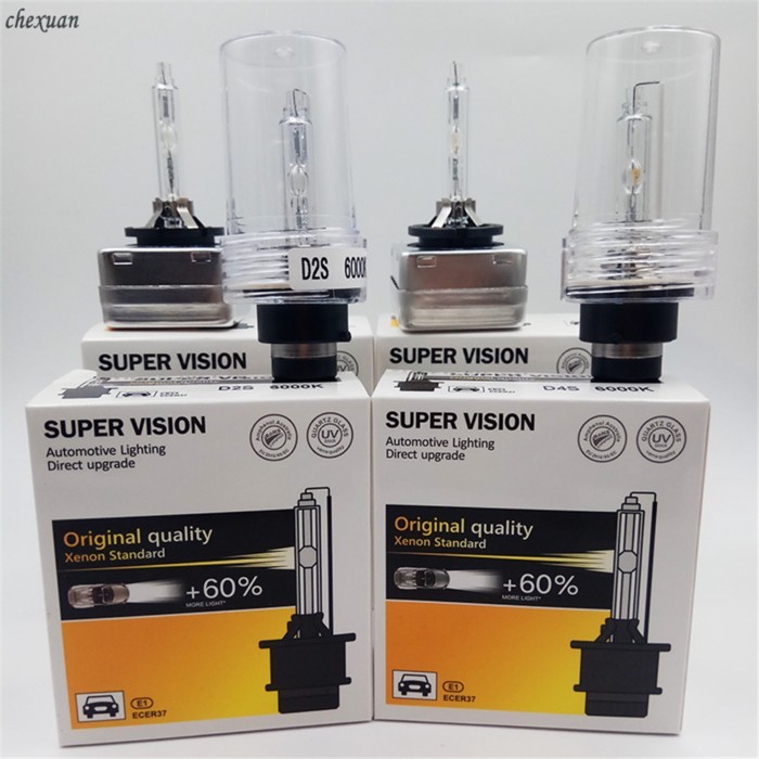 CSCSNL 2Pcs HID Xenon Bulb D1S D2S D3S D4S D1R D2R D3R D4R Car Headlight kit bulb 12V 35W 4300K 600