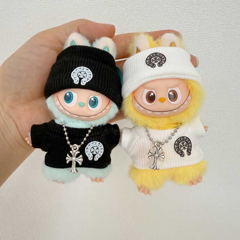 จมูกขนาดเล็ก Ga 4.0 Mini Rab ผ้าเสื้อผ้า 10 ซม.จี้ bu เสื้อผ้าเด็กสร้อยคอ Crow Heart ถักชุด