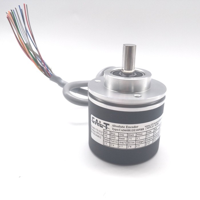 CALT 12bit NPN parallel output Binary code absolute encoder CAS60R12E10PBB(NPN-5)-0.5M