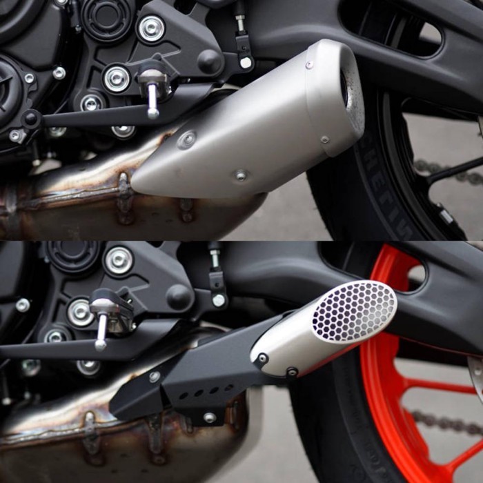For YAMAHA Tracer MT-07 MT07 MT 07 TRACER Moto Cage Tracermt 07 2015-2021 Motorcycle Exhaust Pipe M