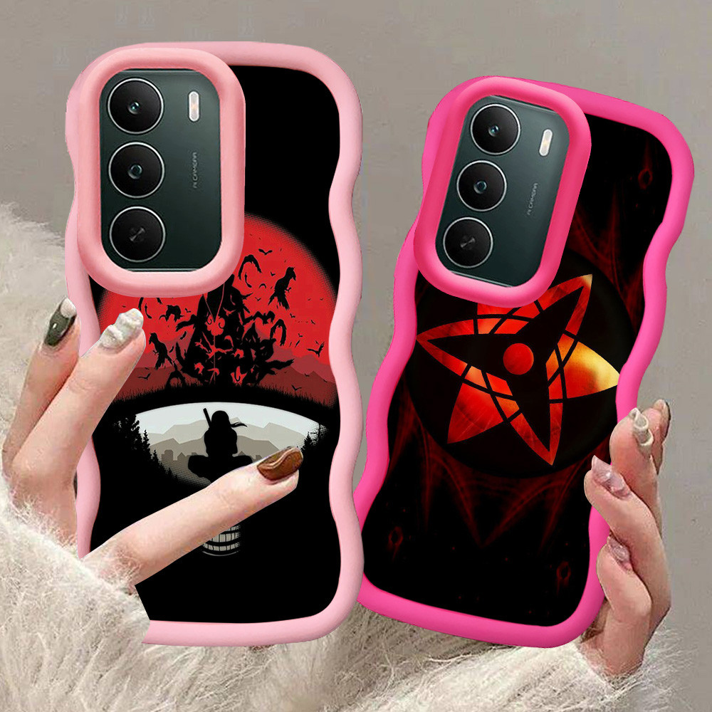 MERAH A-12 Naruto Itachi Casing สําหรับ Infinix HOT 30i 60 40i ITEL City 100 60i สีดําสีแดงสีชมพูกรณ