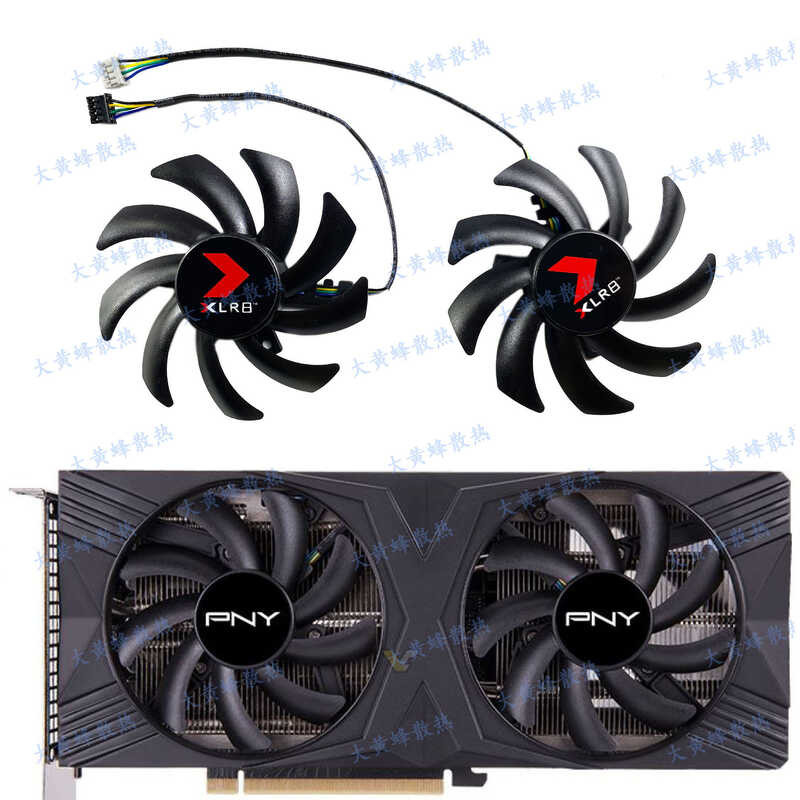 PNY/ ที่จําเป็น恩威RTX4060ti 4070 4070S VERTO พัดลมคู่ผงเทรนด์