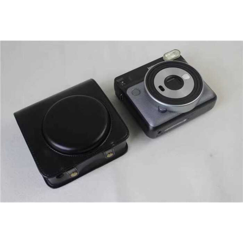 เหมาะสําหรับกล้องโพลารอยด์ Fuji SQ6 เคสหนังกระเป๋ากล้อง sq6 เคสกล้อง เคสป้องกัน SQ6 กระเป๋ากล้อง