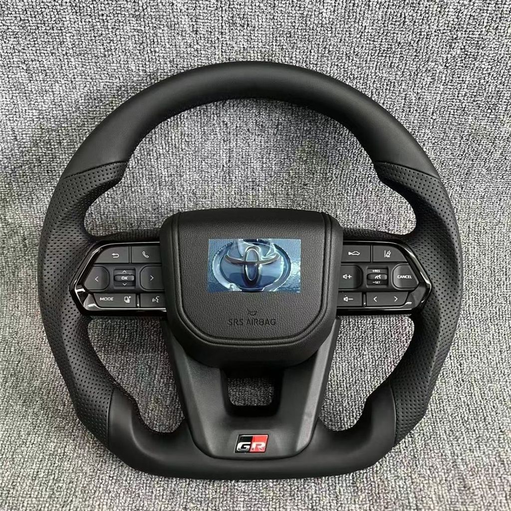 Toyota Domineering GR Cruiser คาร์บอนไฟเบอร์ LC300 พวงมาลัย Prado Highlander Camry