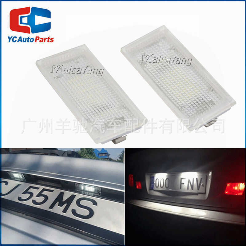 เหมาะสําหรับ BMW BMW 3 Series E46 2D 1998-2003 รถ LED ไฟส่องป้ายทะเบียนด้านหลัง