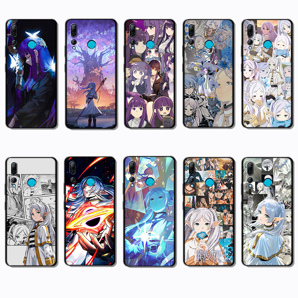 Huawei Y7 Huawei Y7 Y9 Prime Frieren Beyond Journeys End เคสโทรศัพท์สี TPU สีดํานุ่ม