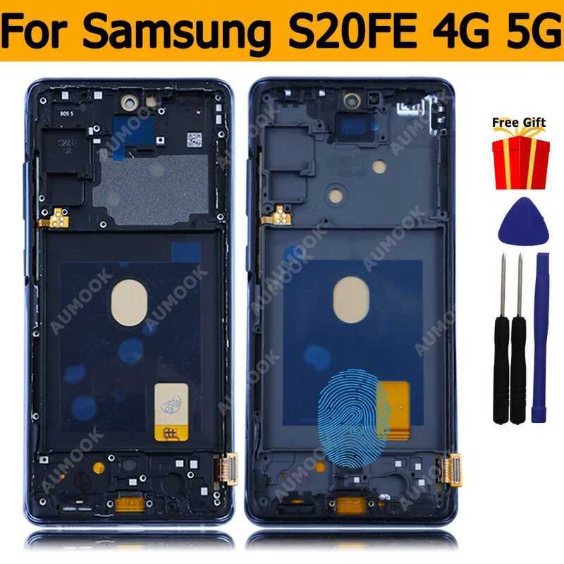 หน้าจอ AMOLED สำหรับ Samsung Galaxy S20FE ชุดเปลี่ยนหน้าจอ LCD สำหรับ Samsung S20 FE 5G G781 G780 G7