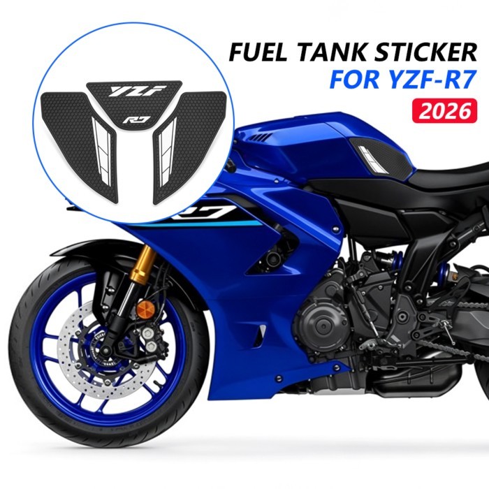 For Yamaha YZF-R7 YZFR7 YZF R7 2026 Motorcycles Fuel Tank Pad Anti-Slip Traction Sticker Side Knee