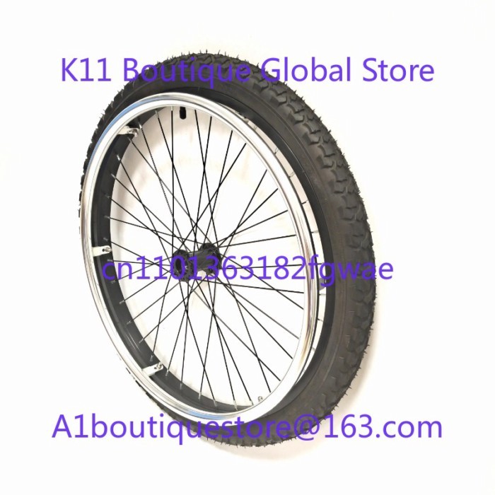 24 inch * 1.95 inch wheelchair accessories rear wheel