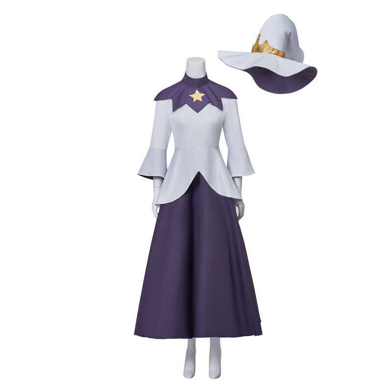 Azura Owl Magic Club กระโปรง cos เสื้อผ้าผู้หญิงอะนิเมะ cos เครื่องแต่งกายประสิทธิภาพผมตรง