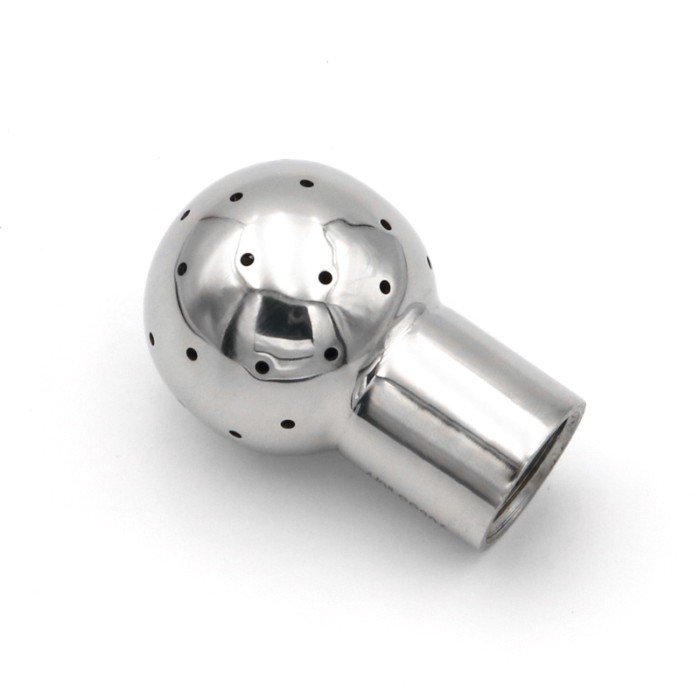BSP Female Thread 1/2"3/4"1" SUS304 Stainless Steel Cleaning Ball Head CIP Fixed Spray Wash Fitting