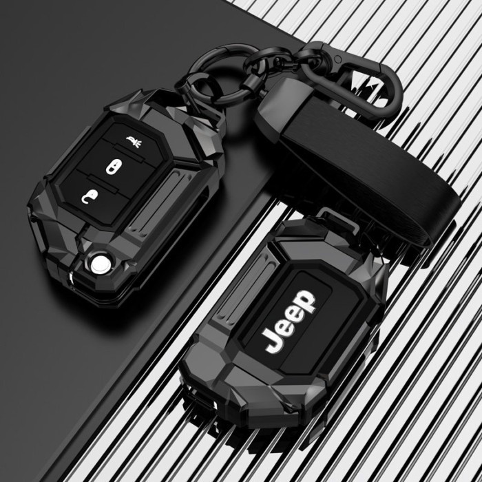 Jeep Key Cover Gladiator Wrangler 4xe สังกะสีเปลือกโลหะ jeep Premium เฉพาะรีโมทคอนโทรลรวมทุกอย่างหัว