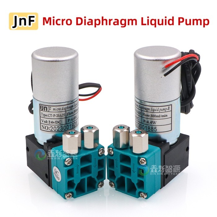 JNF Micro Diapgragm Liquid Pump for Inkjet Printer Vacuum Pump 24V DC 4.4W 300ML/MIN Big Ink Pump