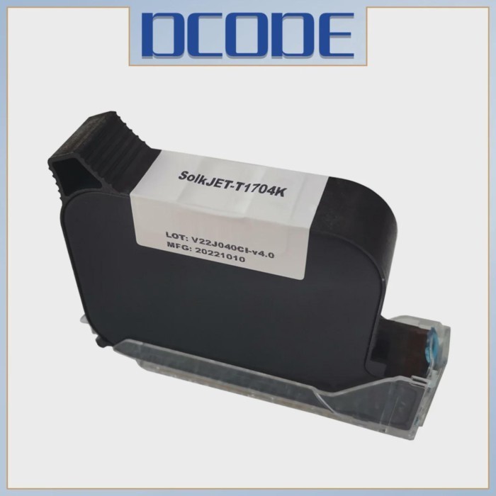 DCODE T1704K 12.7mm Original High Adhesion Ink Cartridge Fast Drying Water-proof Solvent Ink Online